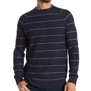 Mockneck Striped Sweater